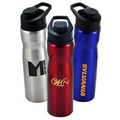 28 Oz. Tomcat Stainless Steel Bottle w/Flip top Lid and Handle